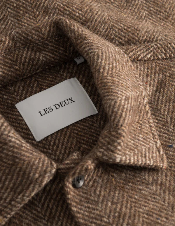 Les Deux Milian Herringbone Overshirt