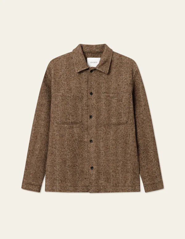Les Deux Milian Herringbone Overshirt