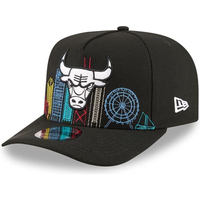 New Era 950 A Frame Pinch Crown Chicago Bulls Injection Snapback Hat