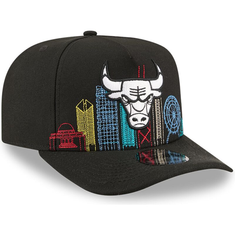 New Era 950 A Frame Pinch Crown Chicago Bulls Injection Snapback Hat