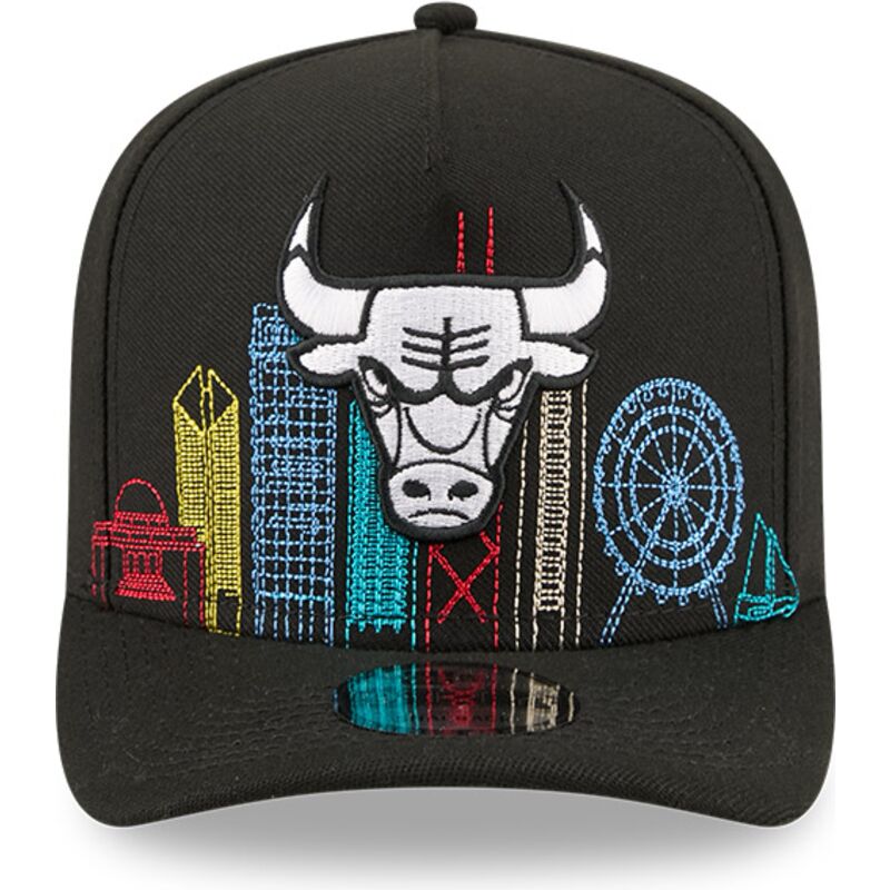 New Era 950 A Frame Pinch Crown Chicago Bulls Injection Snapback Hat