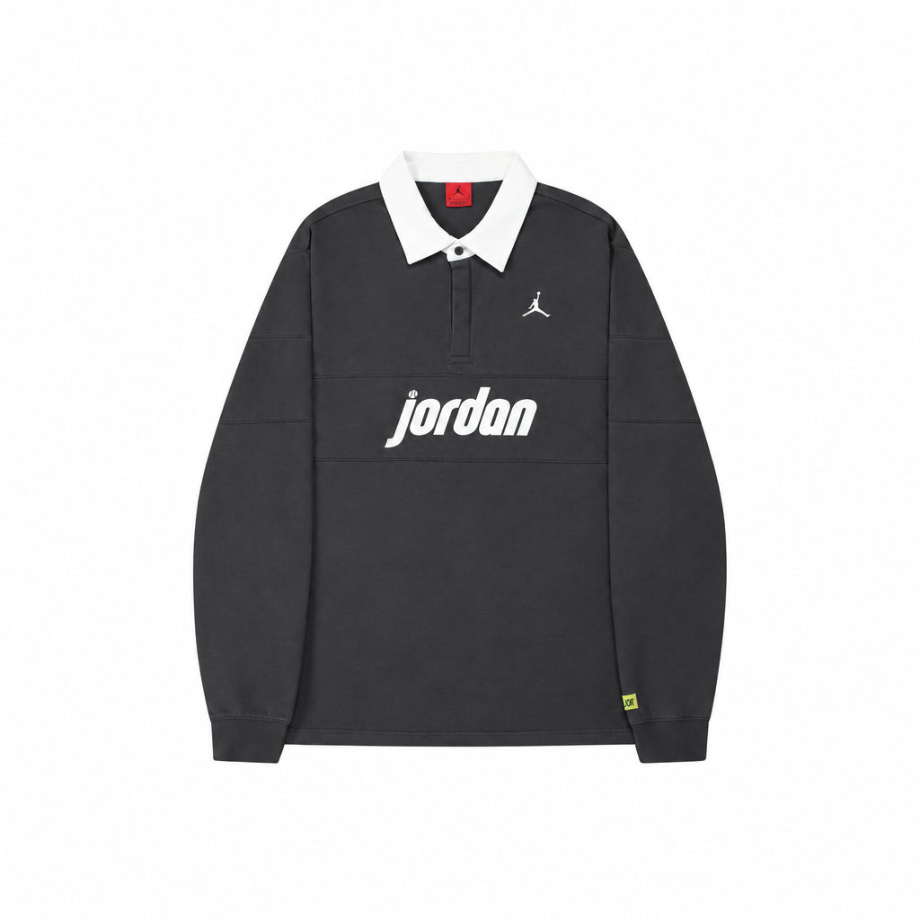 Air Jordan Brooklyn Long-Sleeve Polo – Jersey Cotton