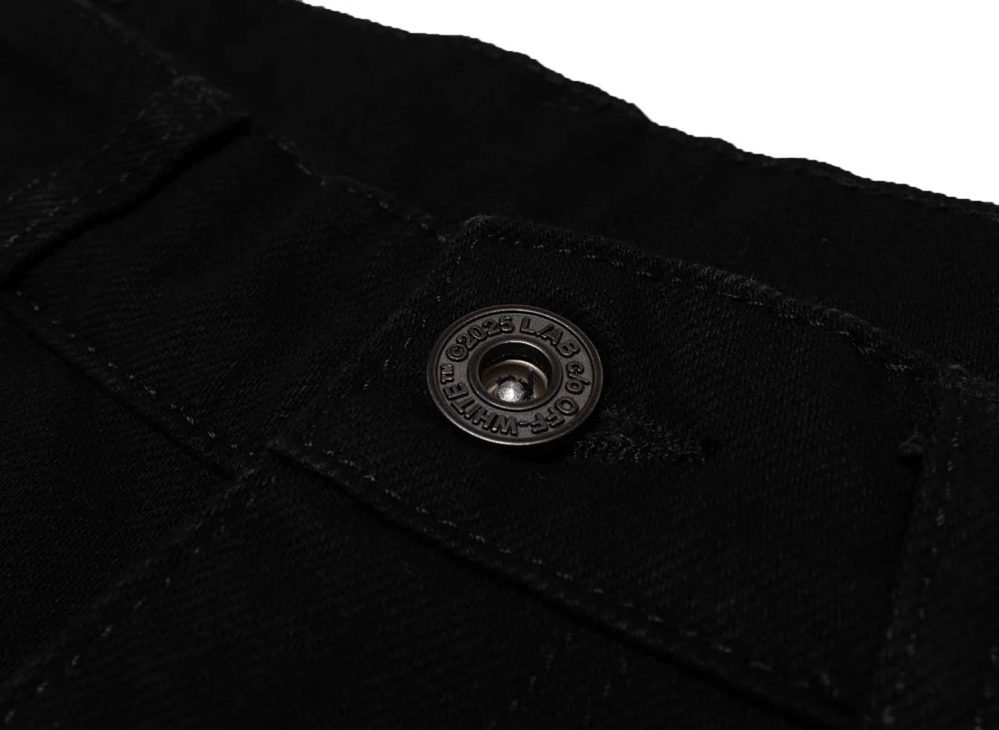 L/AB Straight Fit Piped Denim