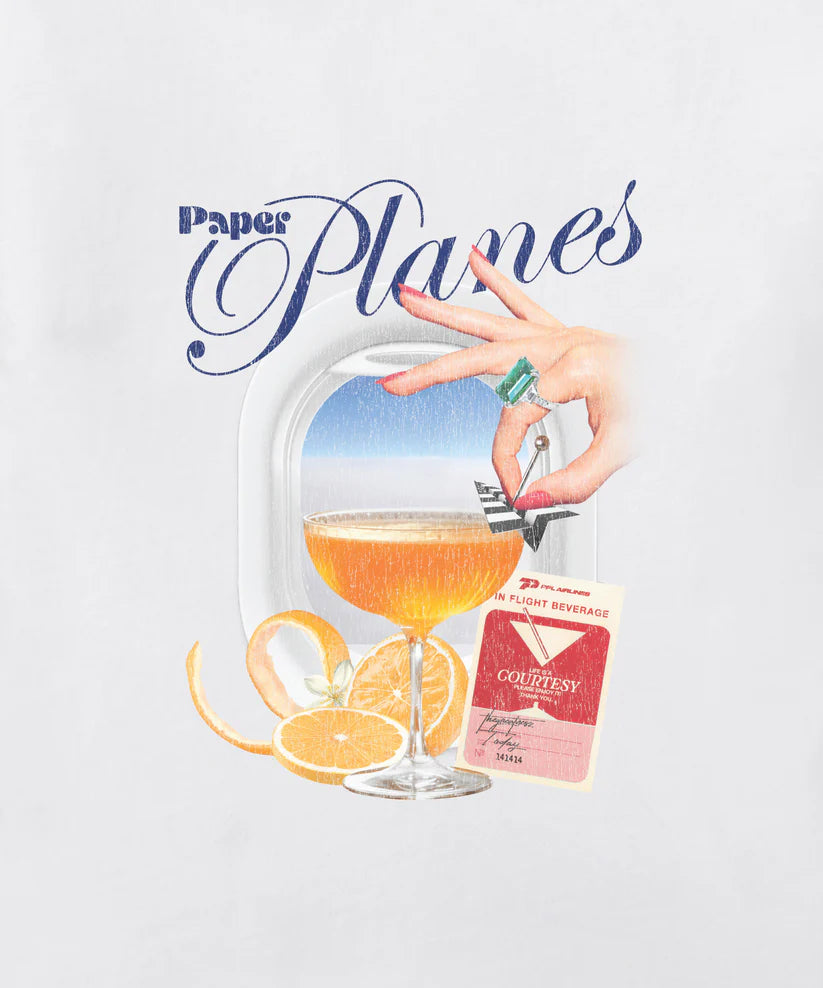Paper Planes Drink Tee
