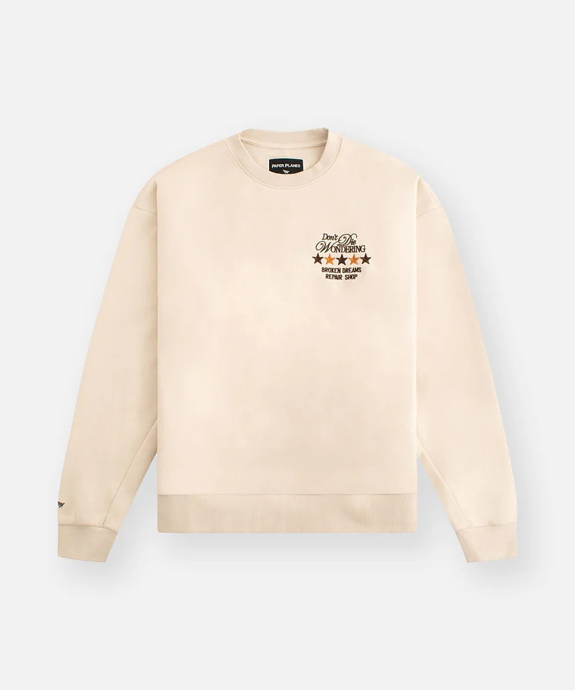 Paper Planes Broken Dreams Repair Shop Crewneck