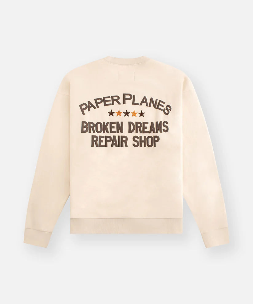 Paper Planes Broken Dreams Repair Shop Crewneck