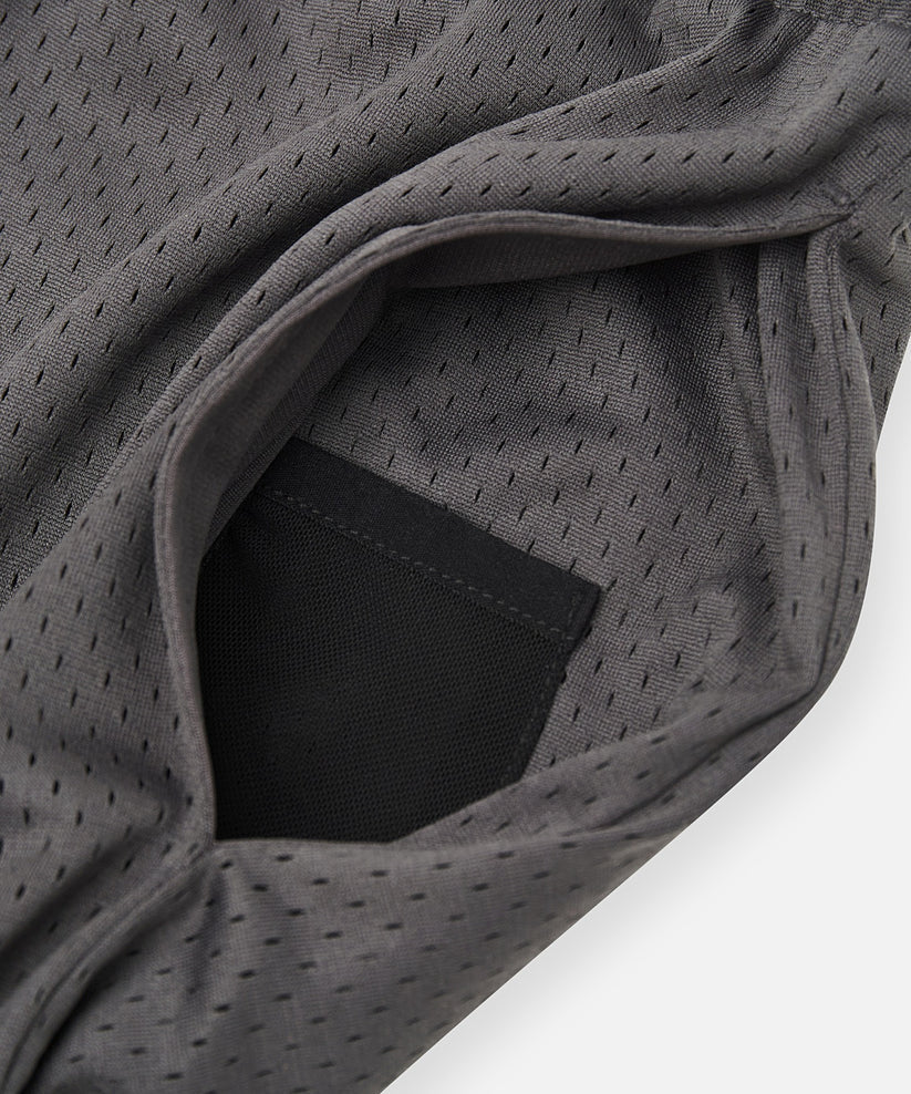 Paper Planes Solid Mesh Basketball Short