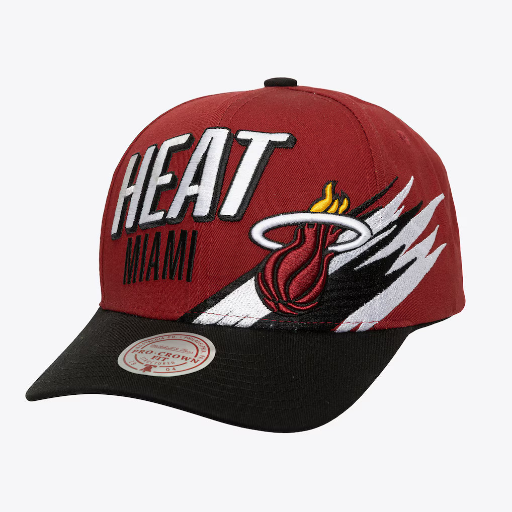 M&amp;N NBA Miami Heat Zoom By Pro Snapback Hat