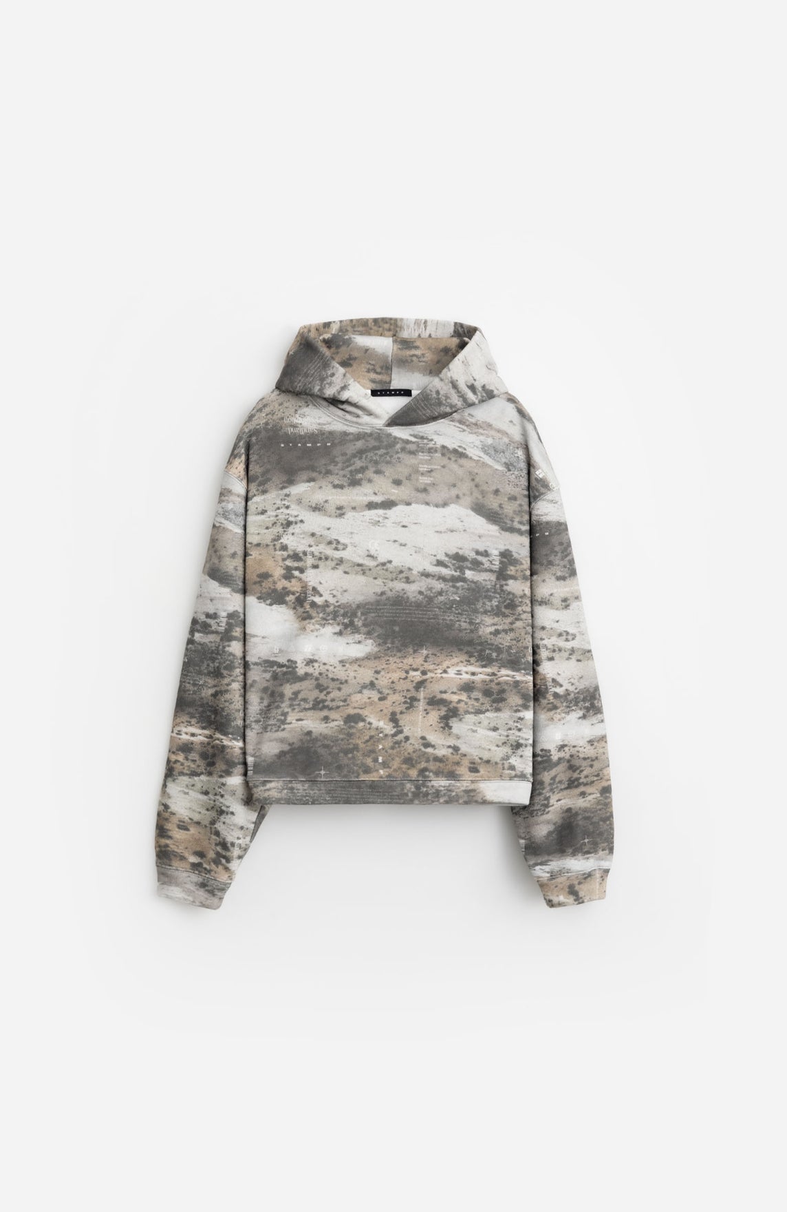 Stampd Sandland Camo Cropped Hoodie