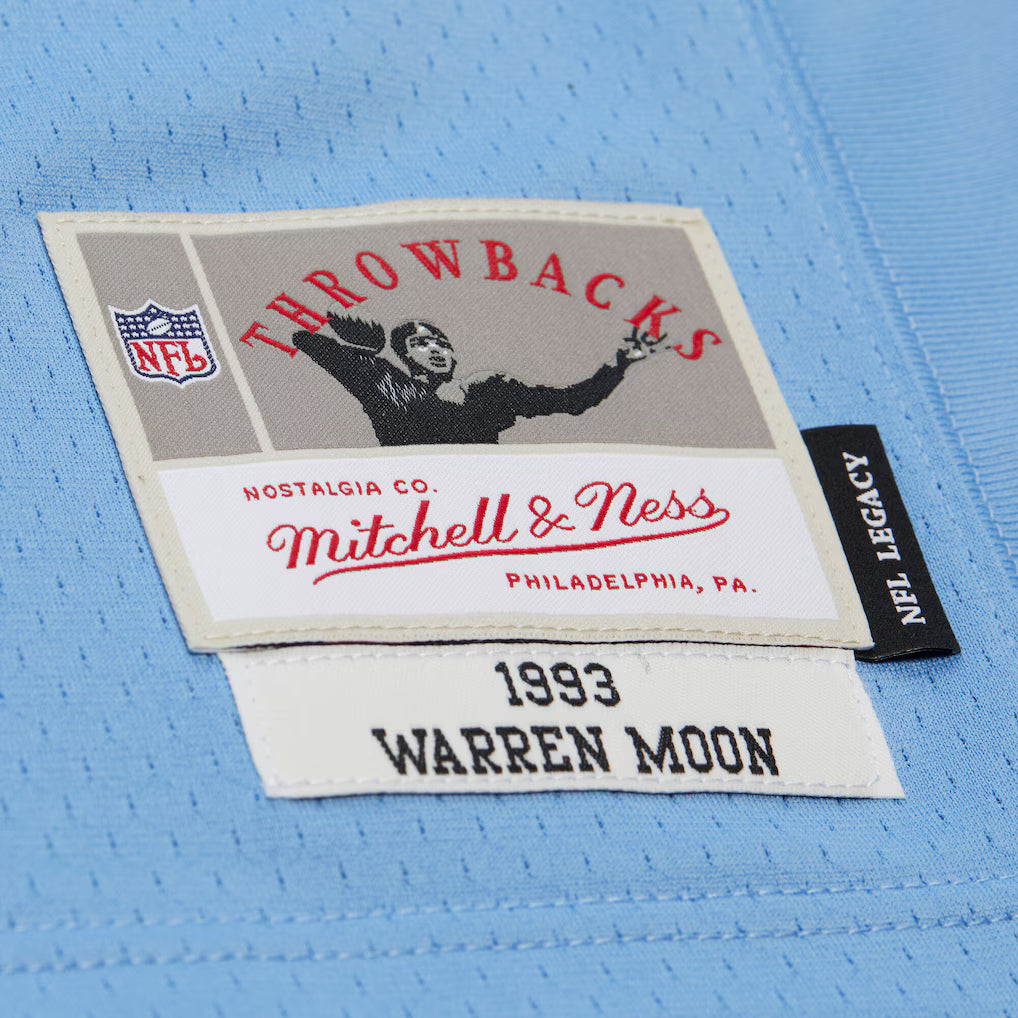 M&amp;N NFL Oilers 1993 Warren Moon Legacy Jersey