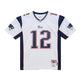 M&N NFL New England Patriots 2000 Tom Brady White Jersey