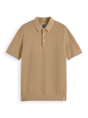 S&S Structured Knitted Polo