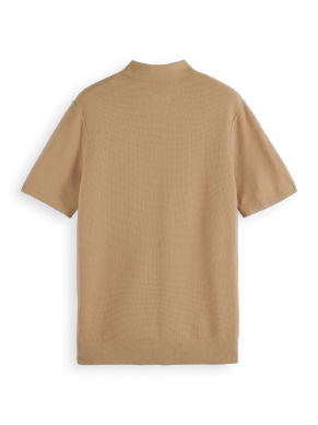 S&S Structured Knitted Polo