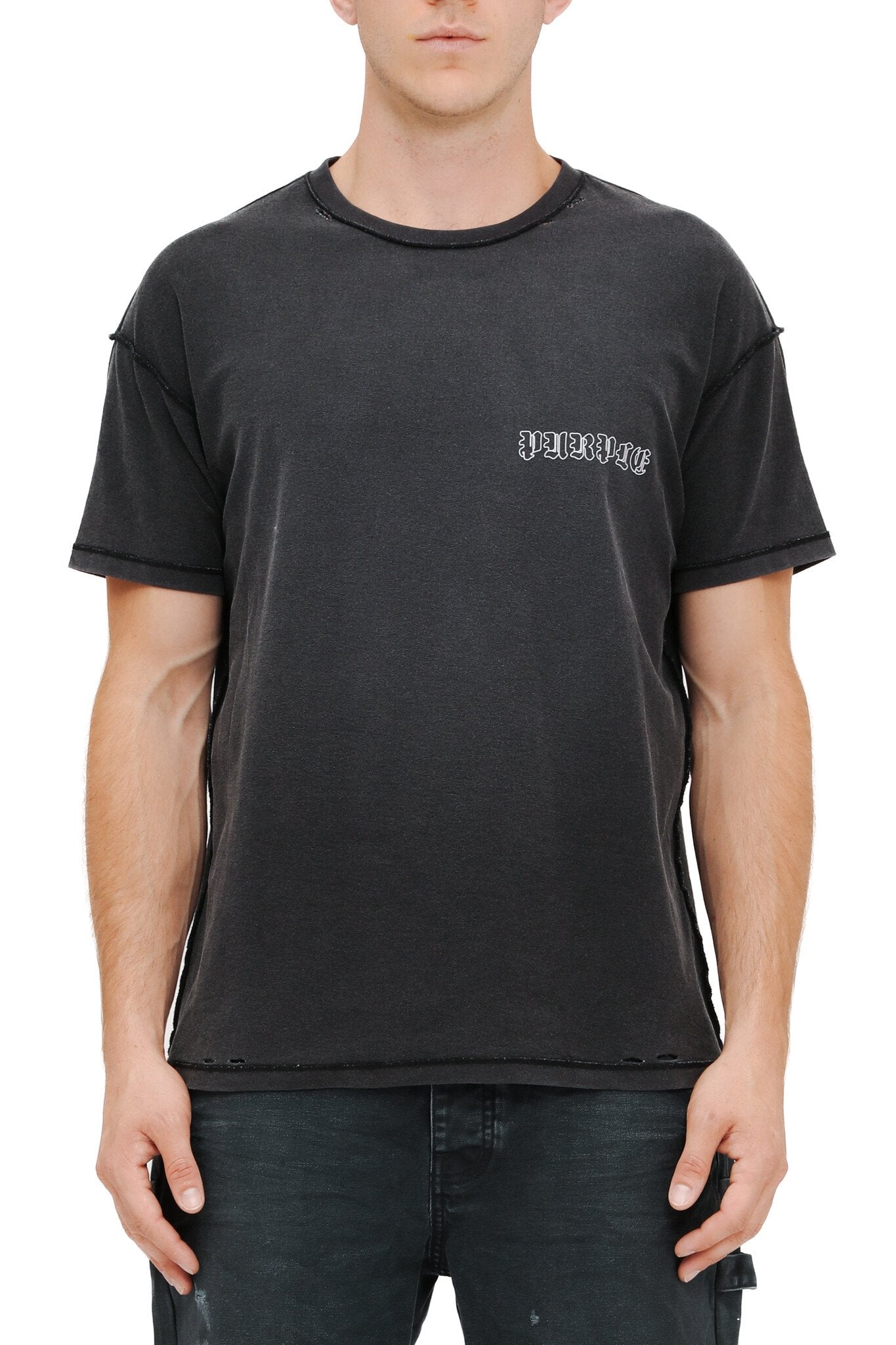 Purple Brand Textured Inside Out Tee