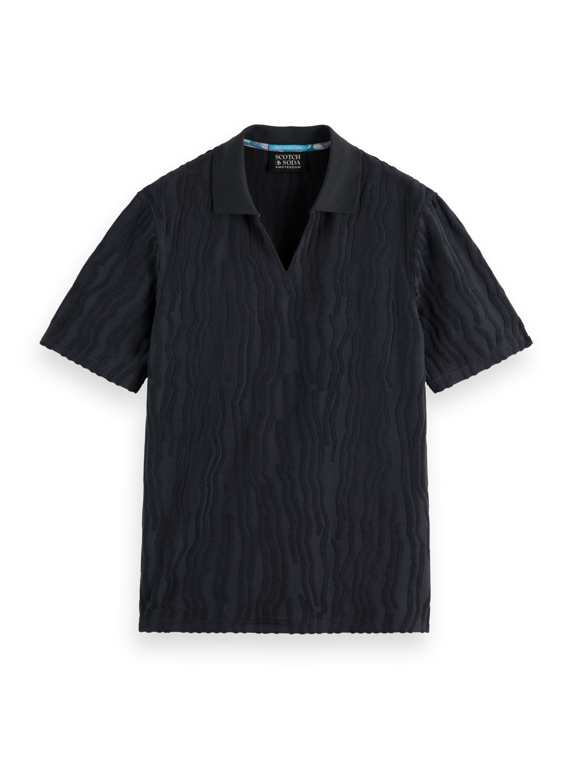 S&S Jacquard Terry Polo