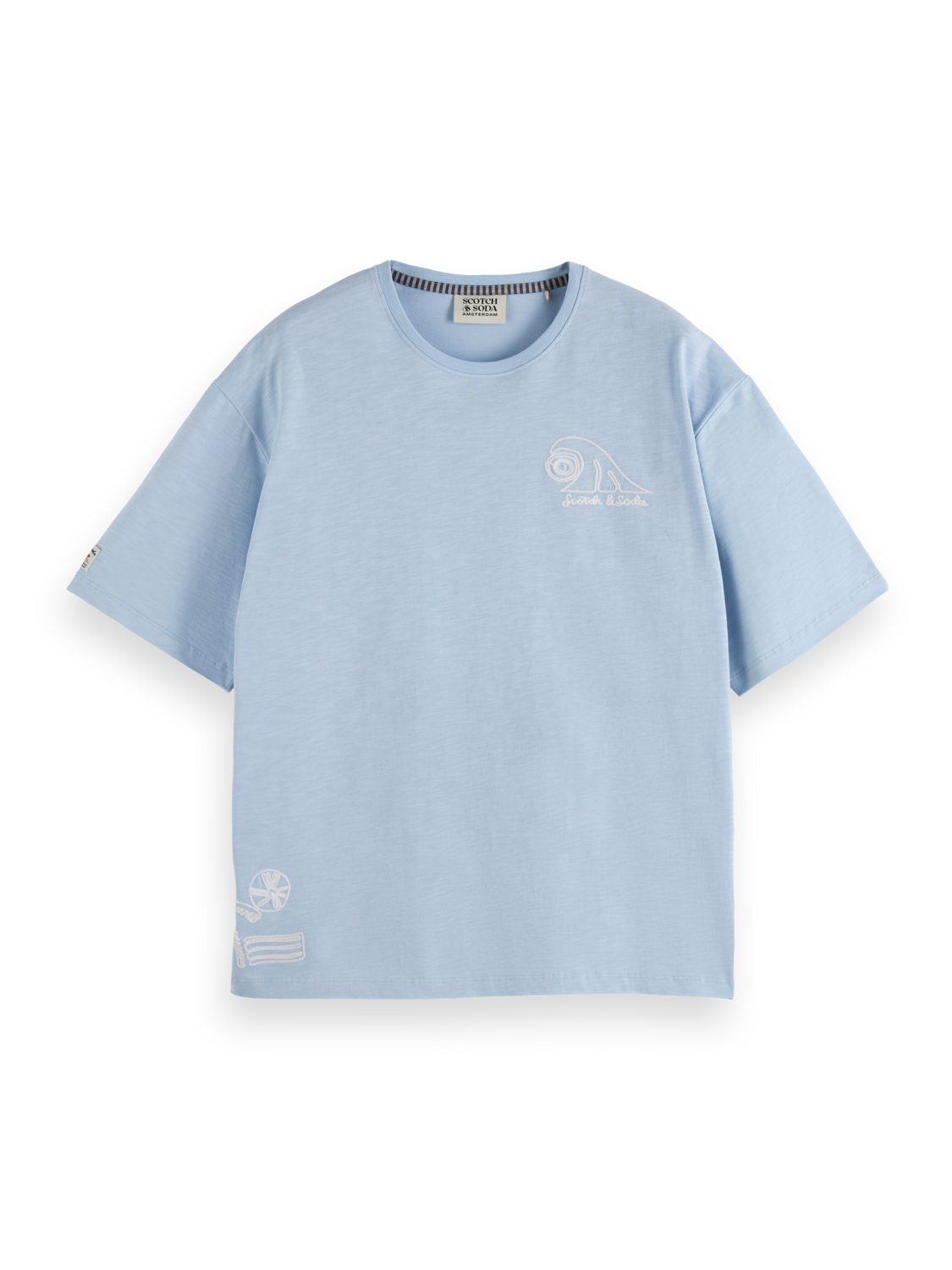 S&S Slub Embroidery Tee