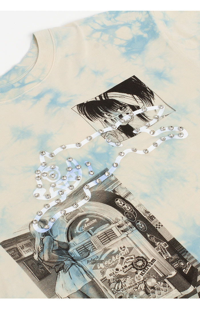 Icecream Dine And Dash Knit Oversized Tee