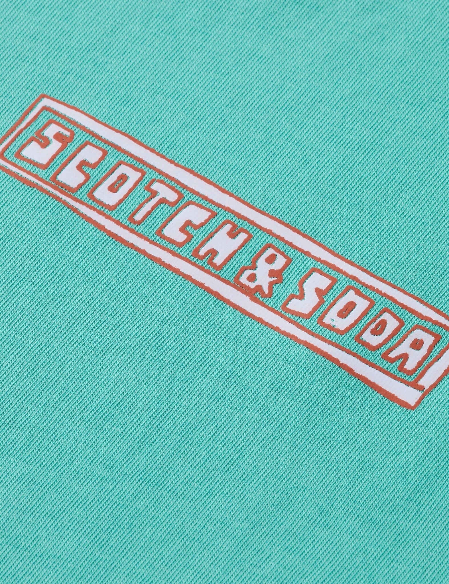 S&S Front And Back Artwork Tee 'Agate Green|182381-8026|Top Fashion