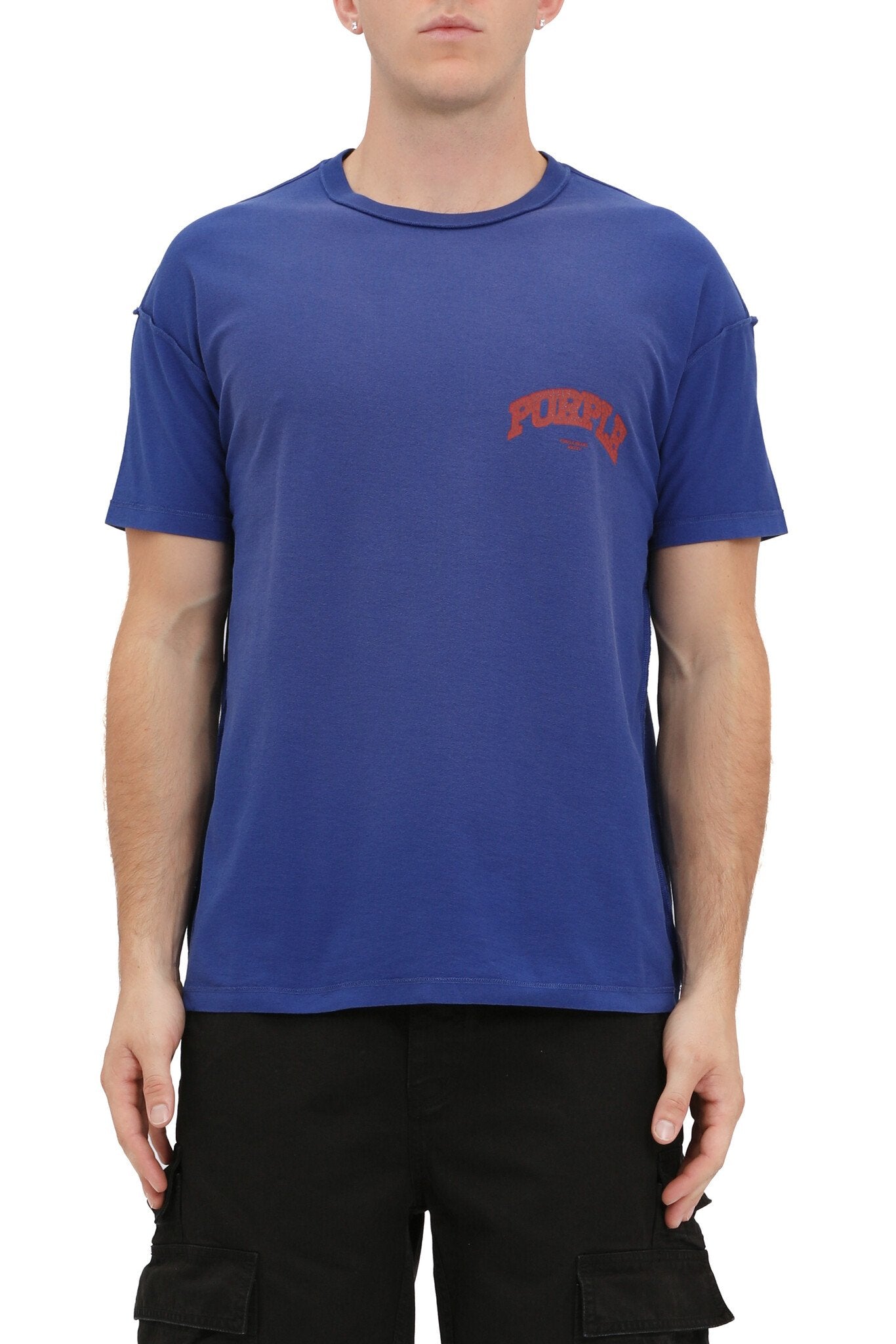 Purple Brand Textured Inside Out Tee 