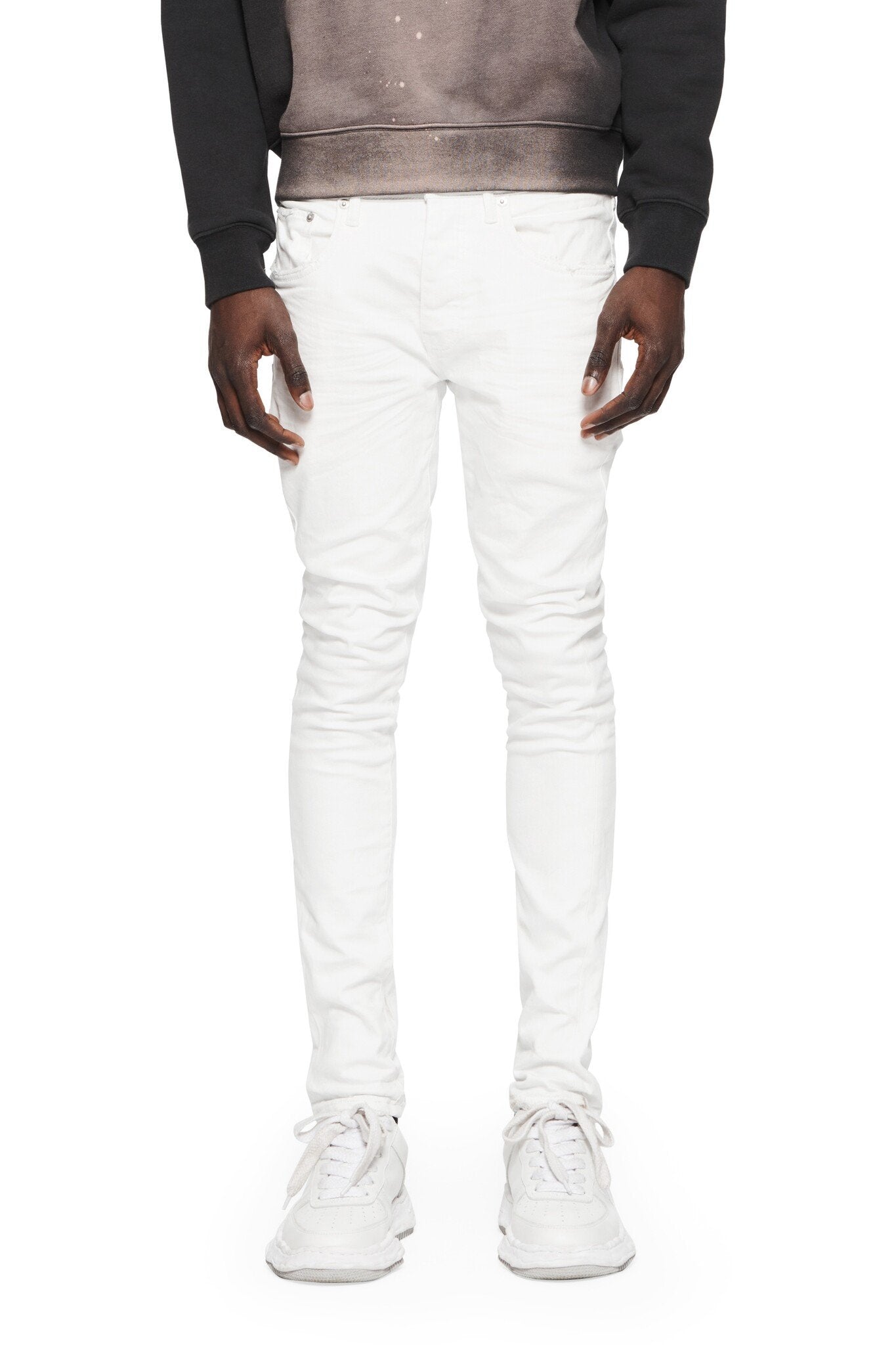 Purple Brand Denim Pant 'Optic White|P001-OPWH122|Top Fashion