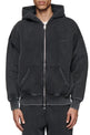 Purple Brand Heavy Fleece Zip Front Hoodie