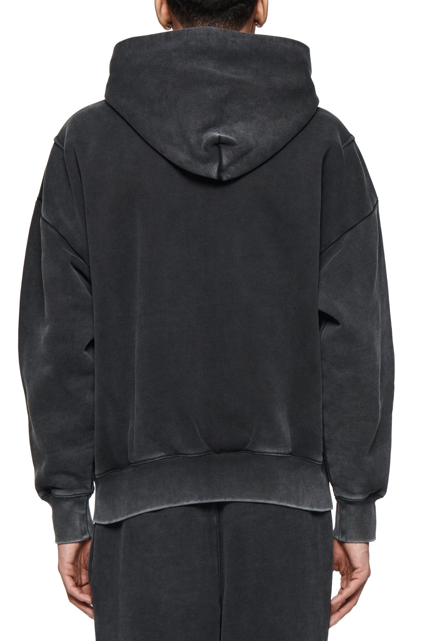 Purple Brand Heavy Fleece Zip Front Hoodie
