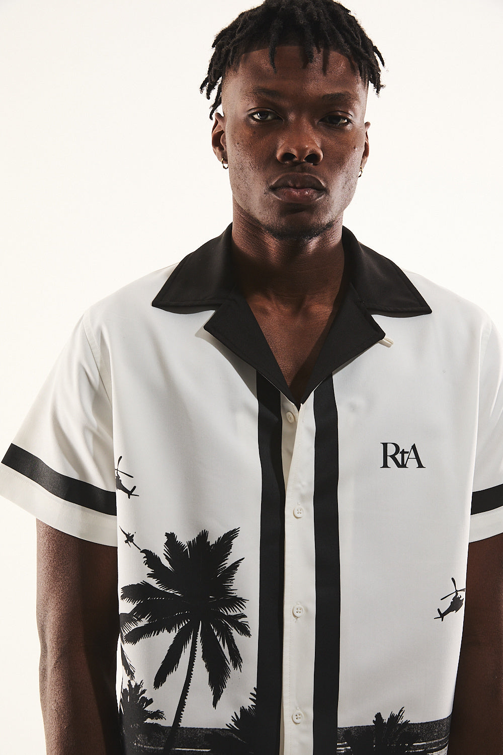 トップス Palm RTA Nathan Palm Trees Shirt 'White|MPVCW970-T2220WTPLT|Top Fashion