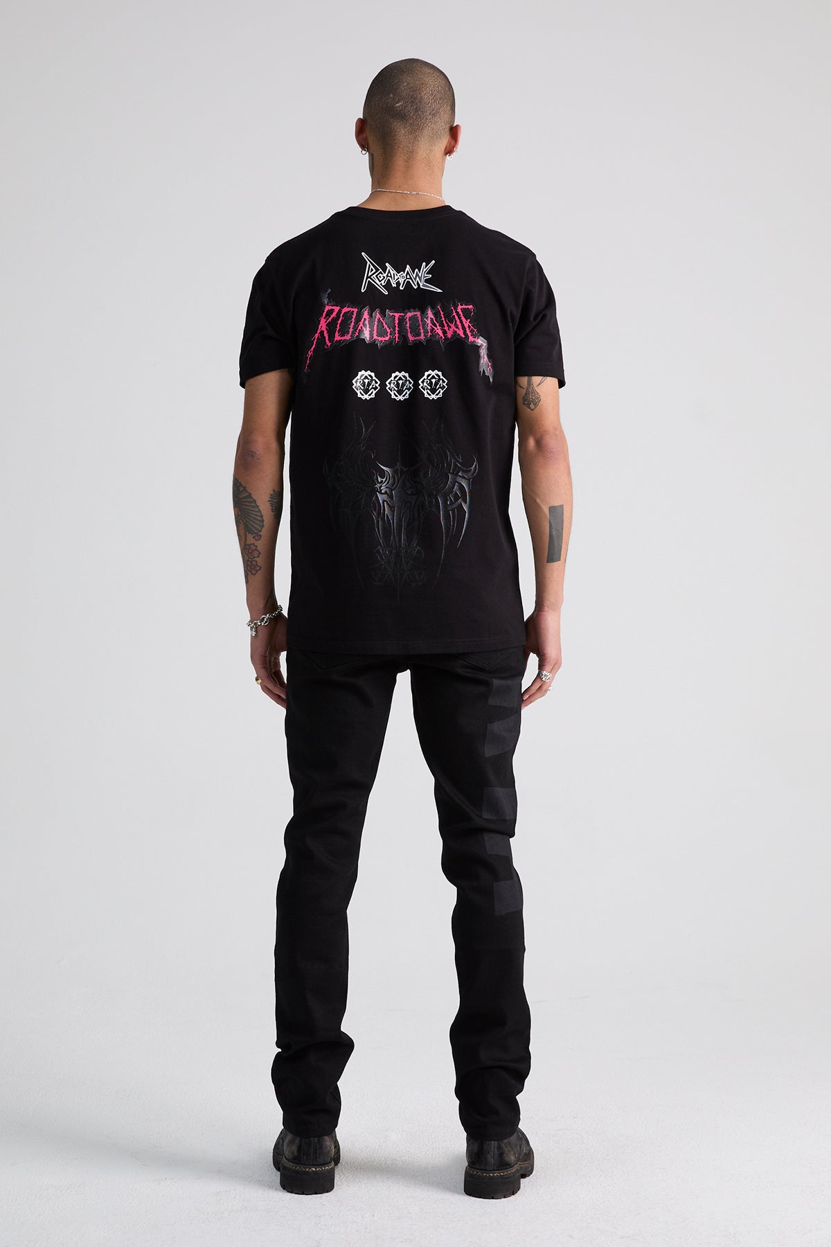 RTA Black Logo Bryant Denim 