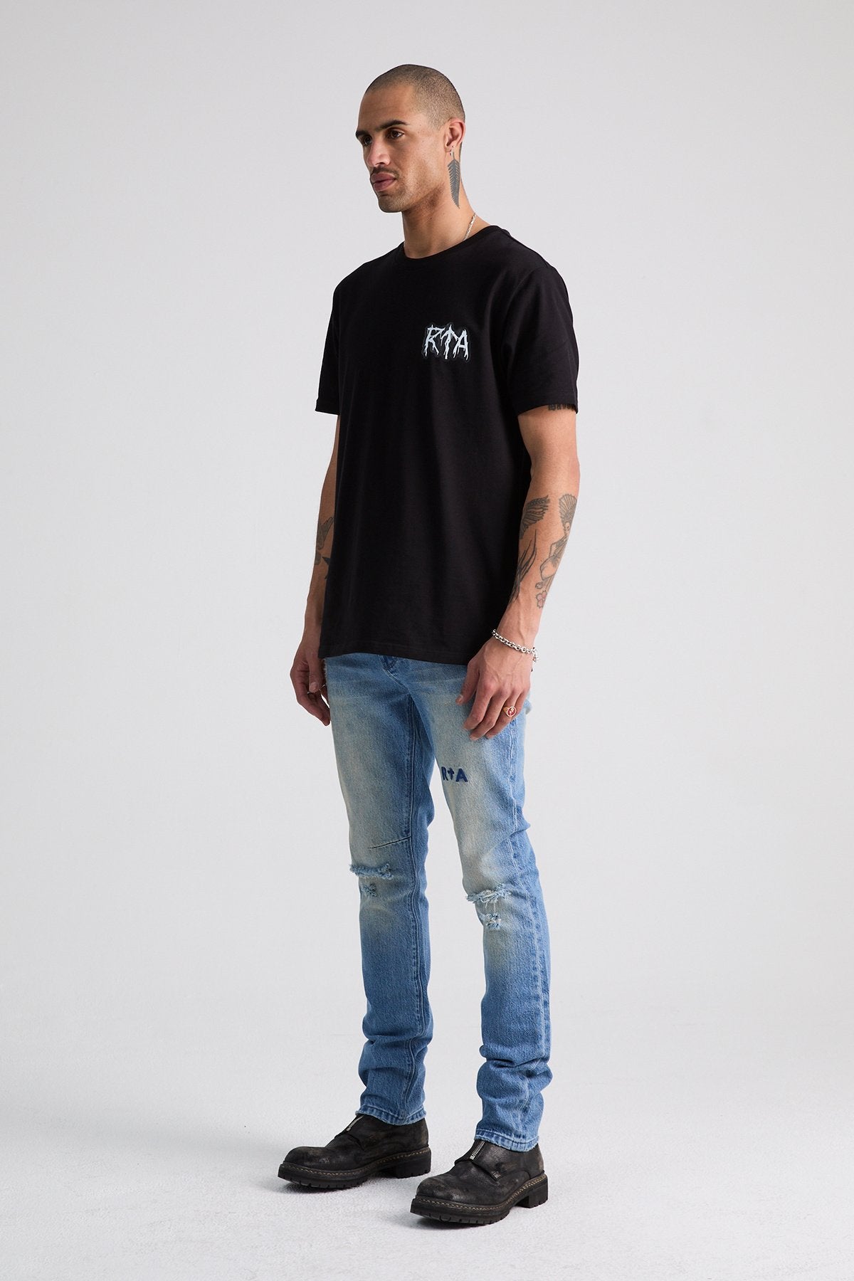 RTA Blue Haze Triple Cross Bryant Denim