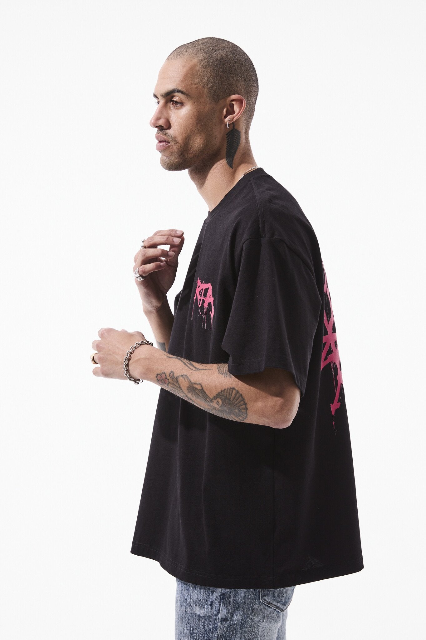 RTA Graffiti Pink Colin Tee 