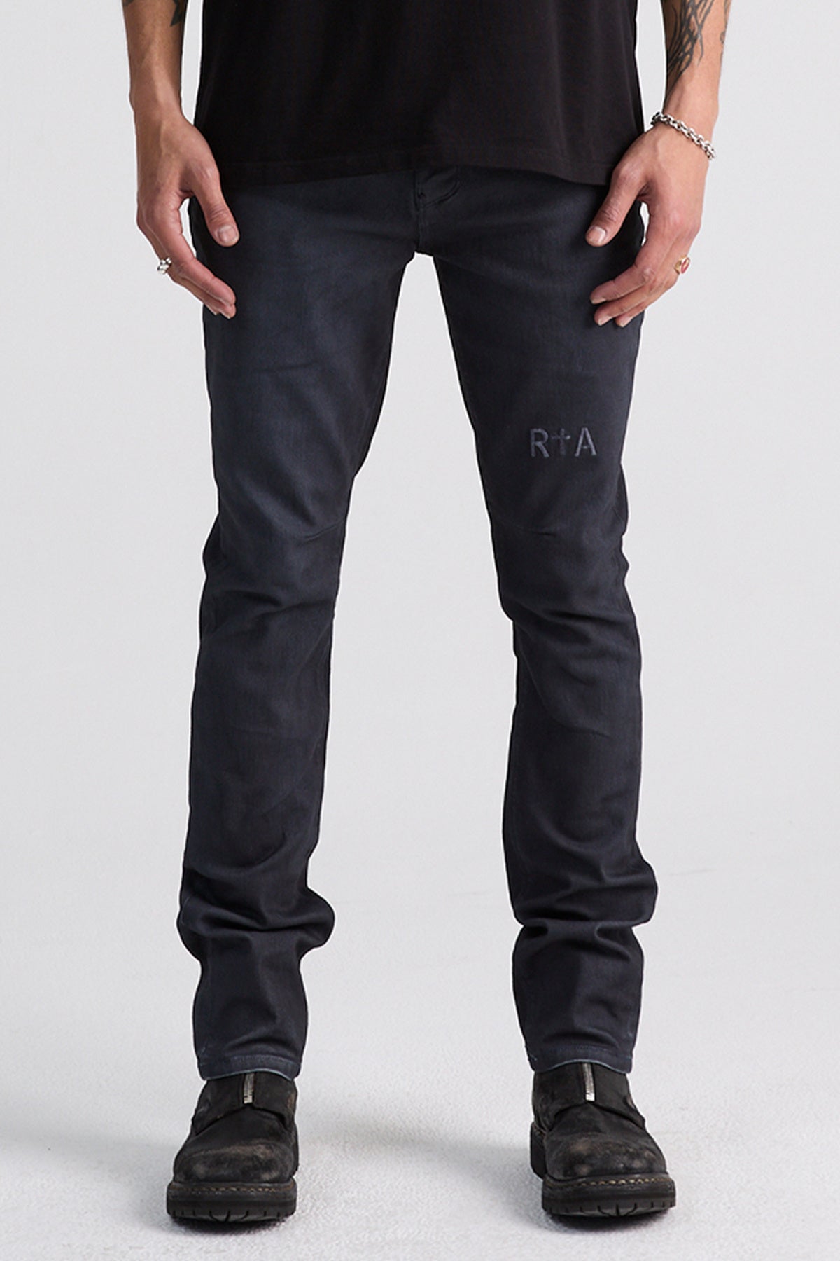 RTA Dusty Navy Triple Cross Bryant Denim 