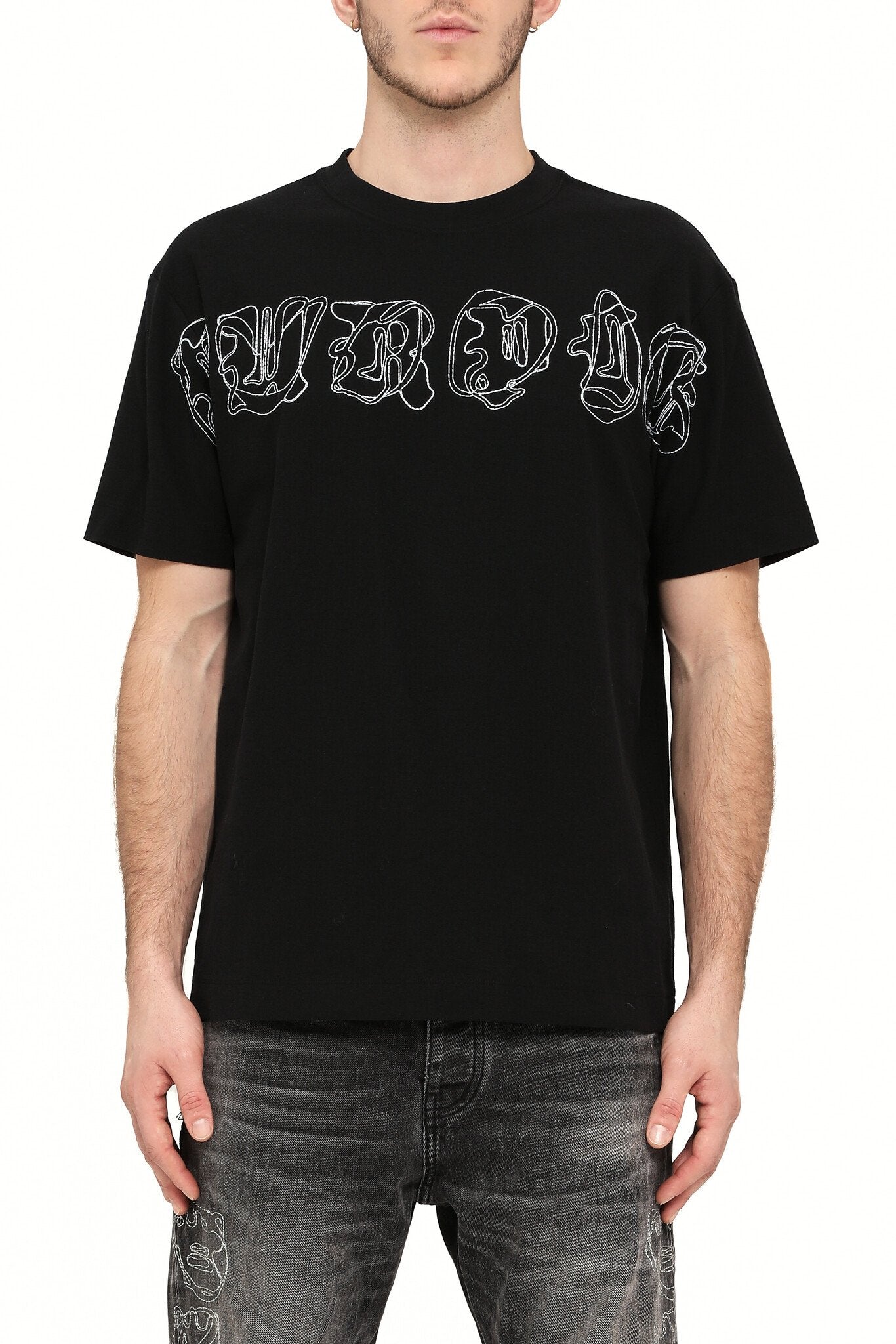 Purple Brand Textured Jersey Tee 