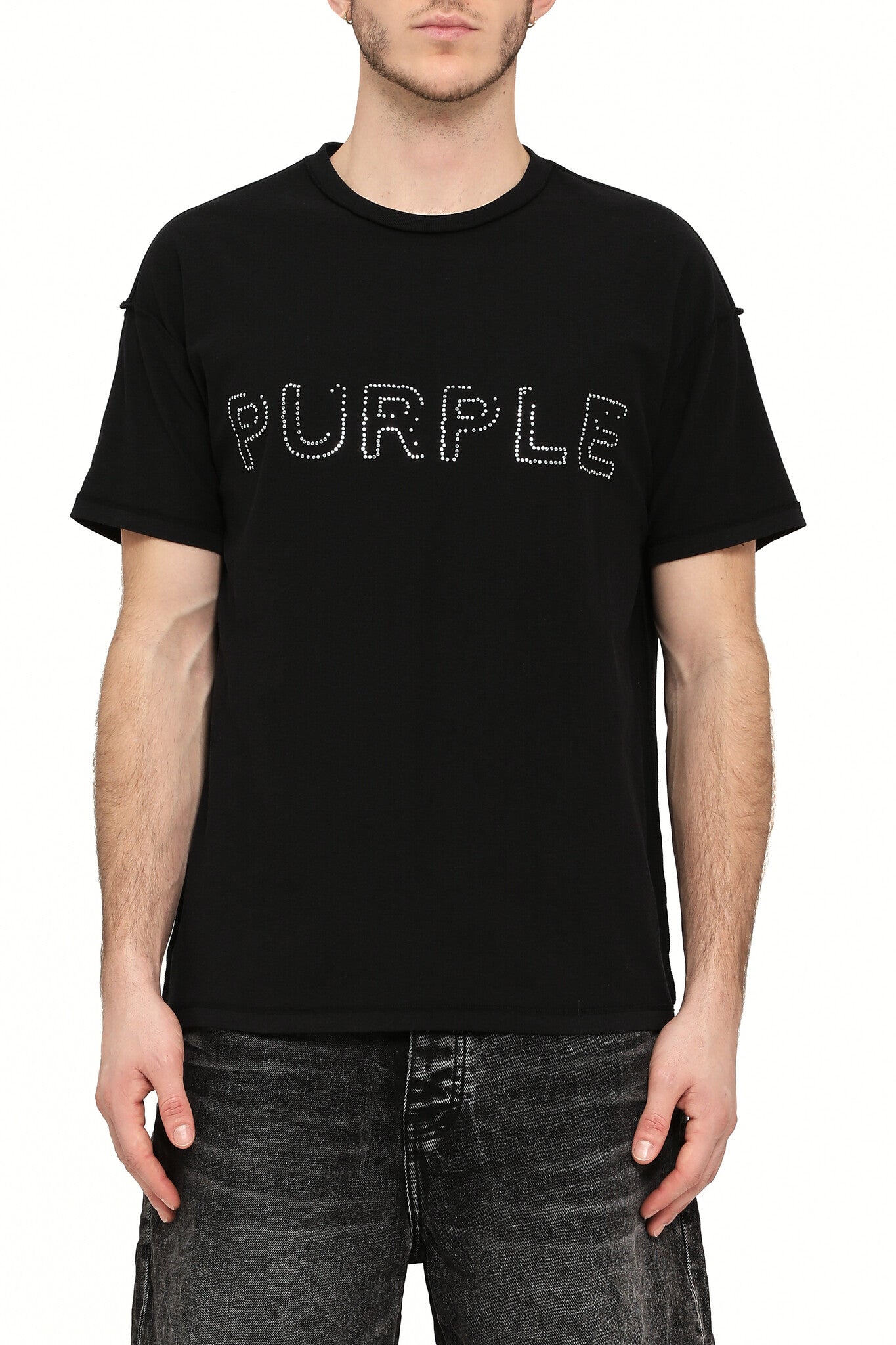 Purple Brand Textured Inside Out Tee 