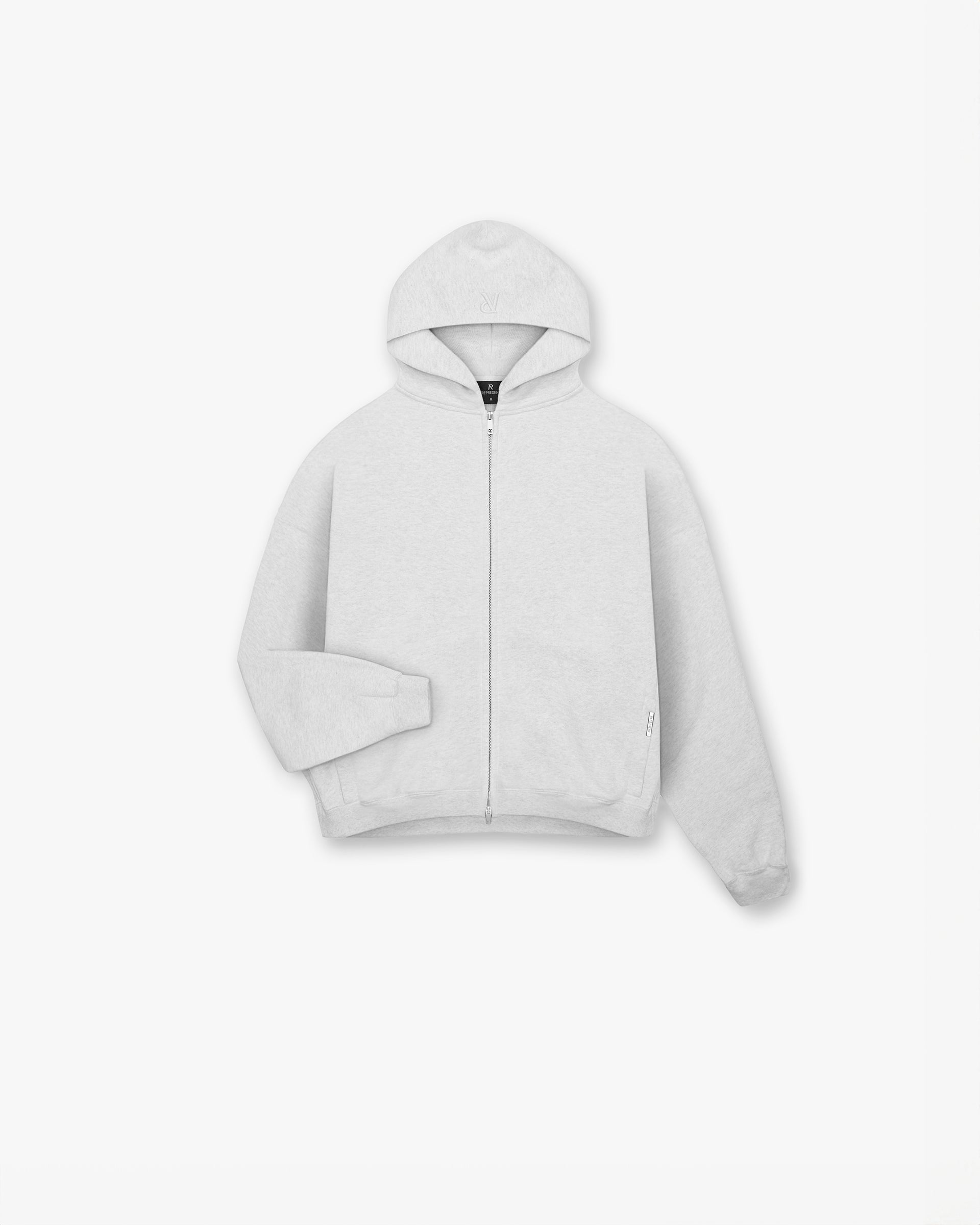 Represent Initial Boxy Oversized Zip Through Hoodie