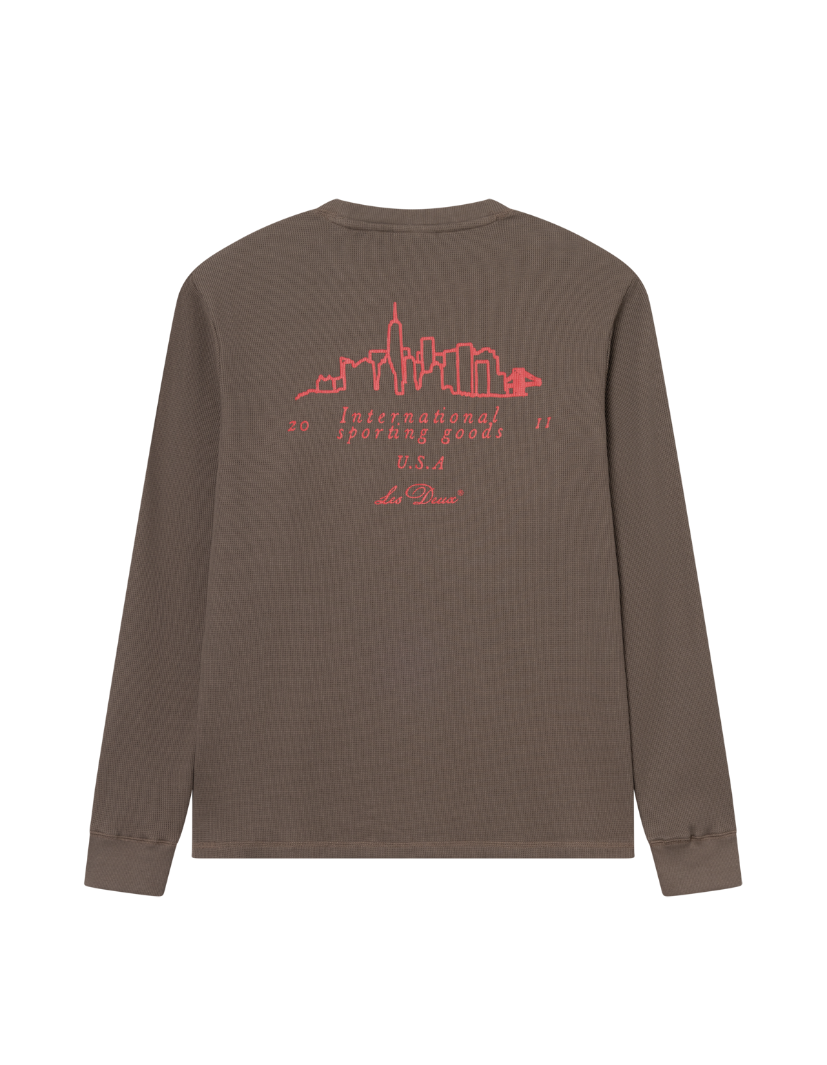 Les Deux Brady Skyline Waffle LS T-Shirt