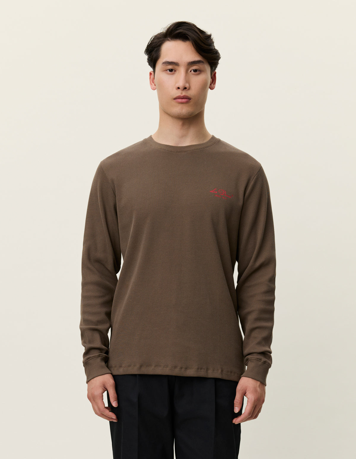 Les Deux Brady Skyline Waffle LS T-Shirt