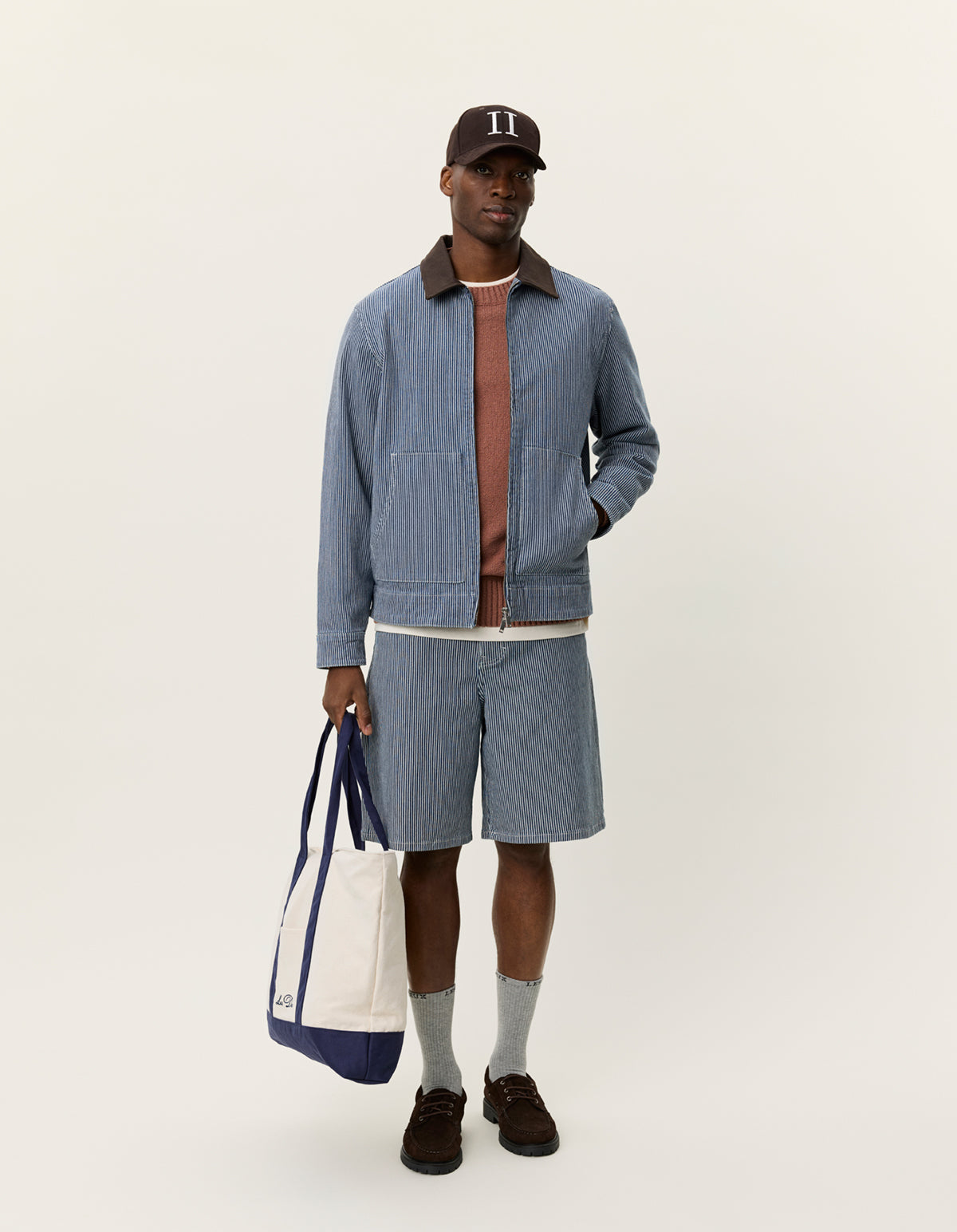 Les Deux Robert Striped Jacket