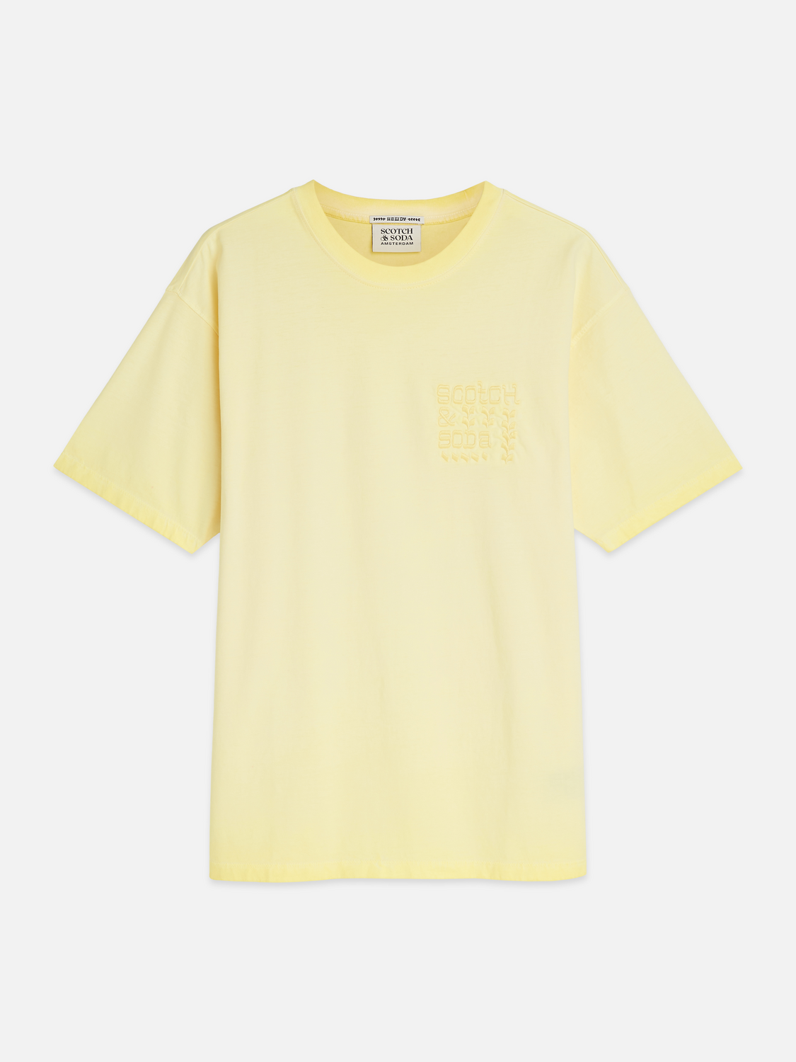 S&amp;S Embroidered Artwork Relaxed-Fit Garment-Dyed Tee