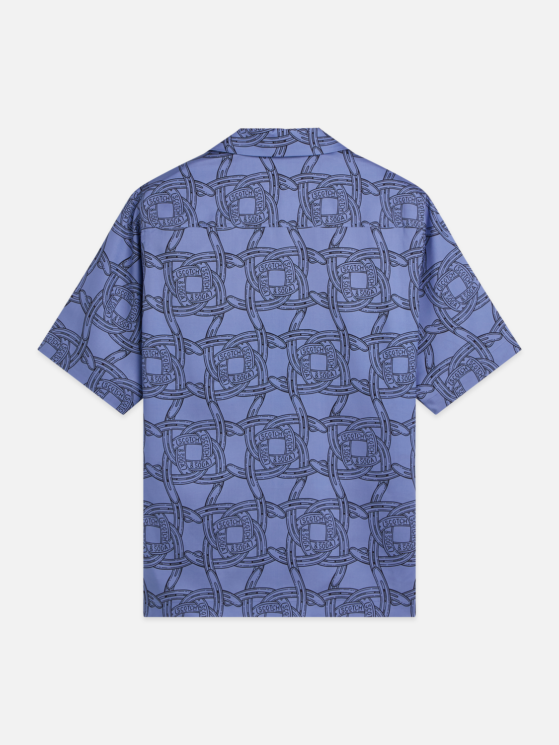 S&amp;S Printed Tencel Relaxed-Fit Shirt Sleeved Shirt