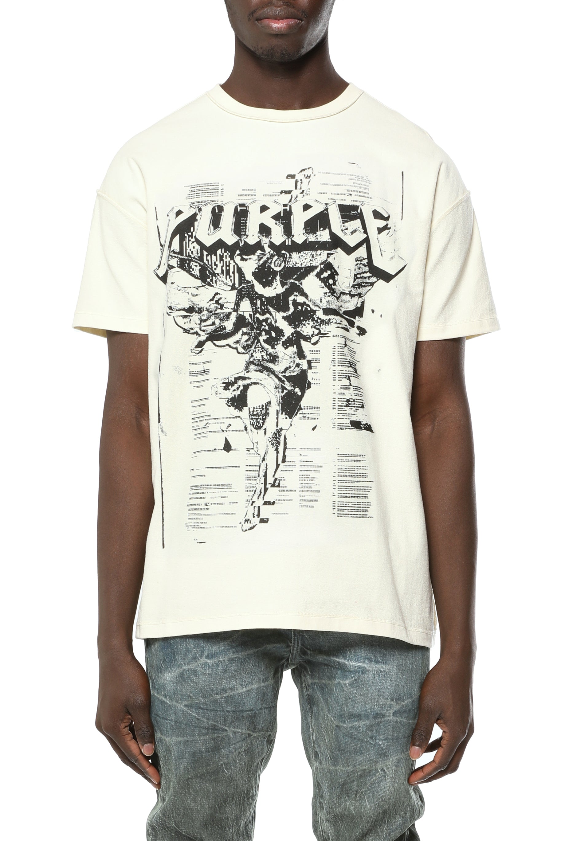 Purple Brand Textured Inside Out Tee