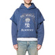 Purple Brand Heavyweight Fleece Tactical Raw Hoodie