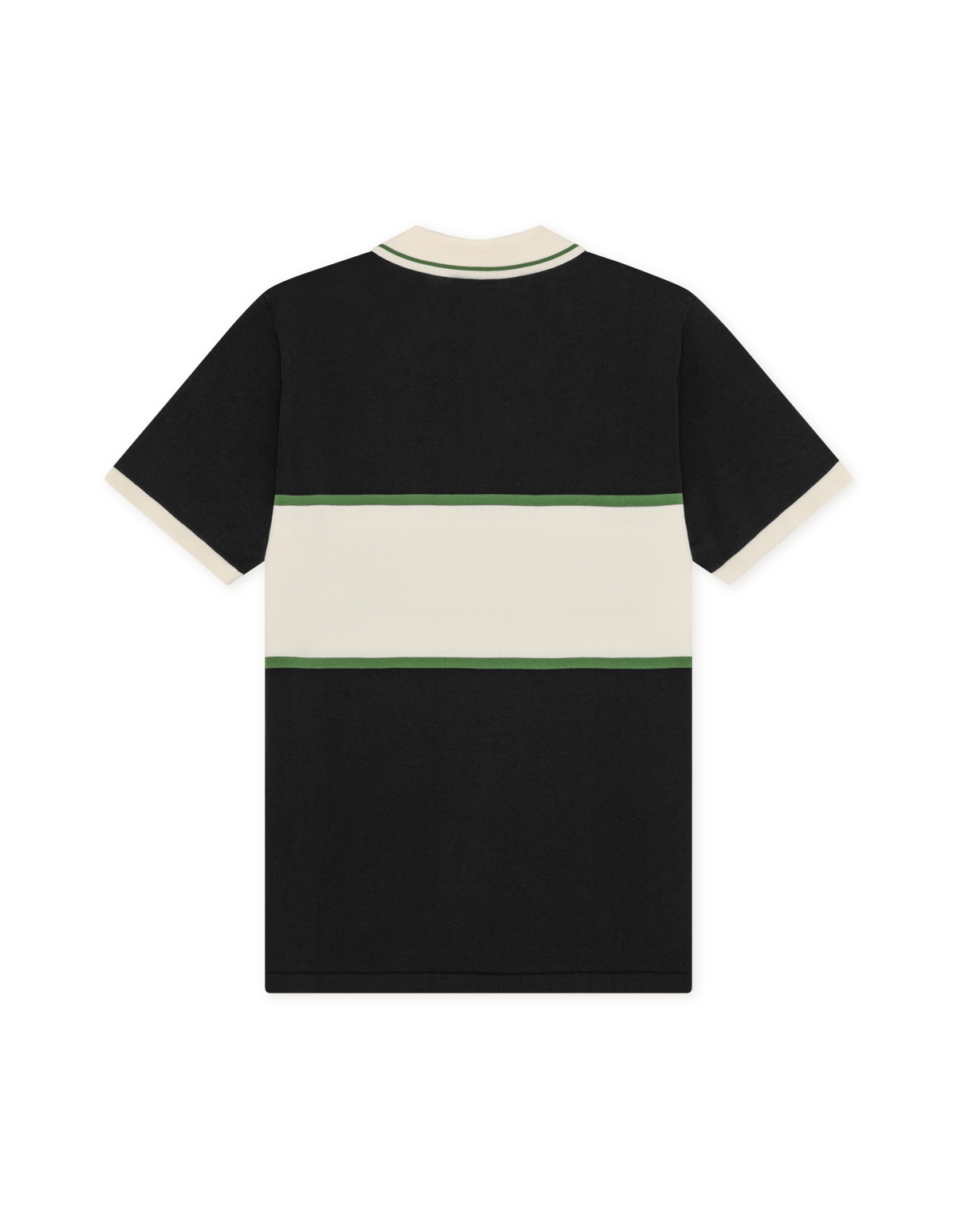 Les Deux Knitted Zipper Polo