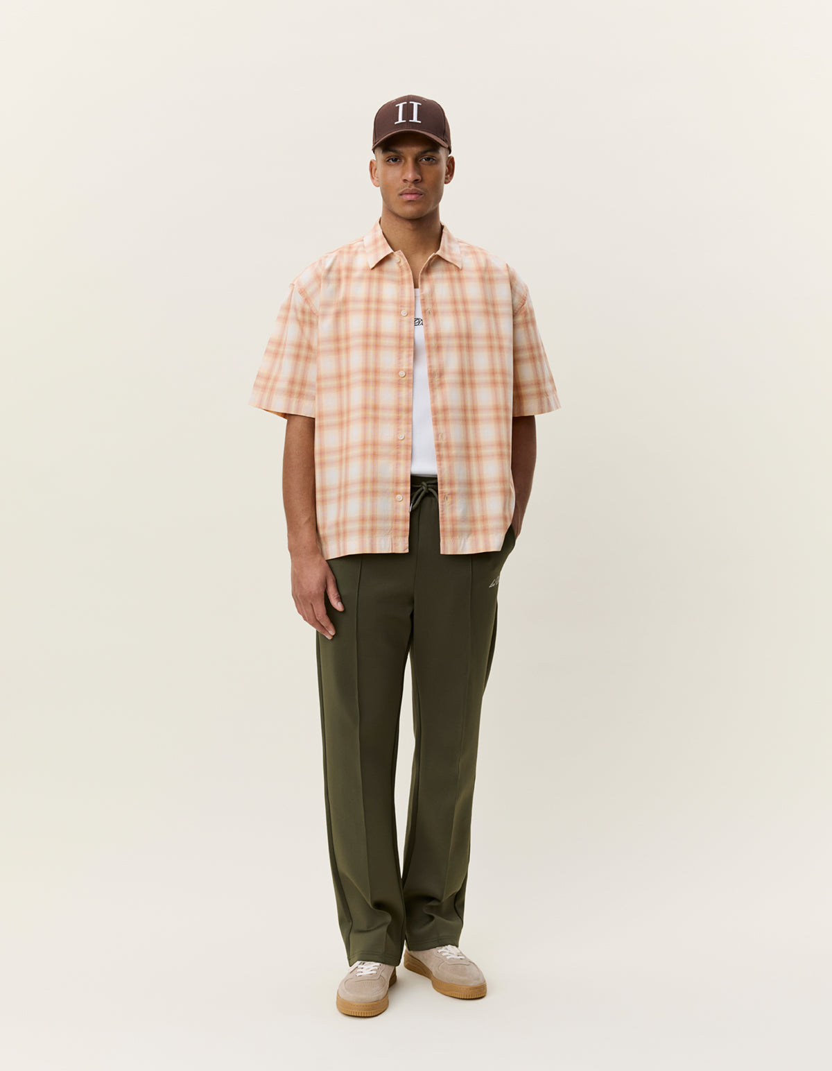 Les Deux Shadowcheck Short Sleeve Shirt