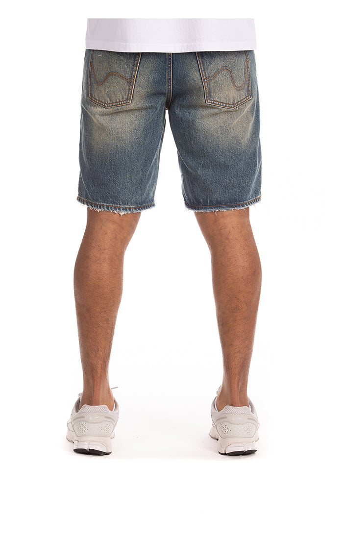 Icecream Blueberry Yogurt Jean Shorts