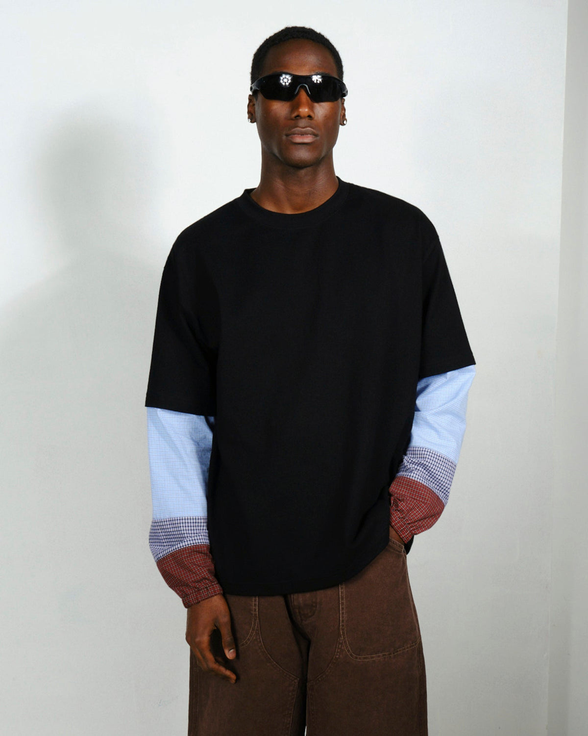 Pleasures Tartan Heavyweight Long Sleeve Tee