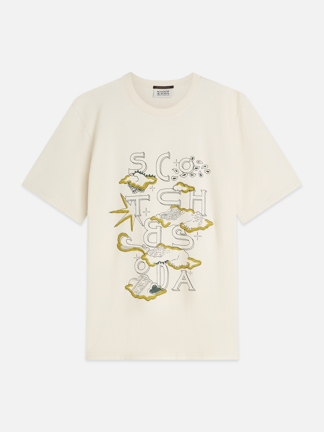 Scotch &amp; Soda Front Artwork Regular-Fit Tee