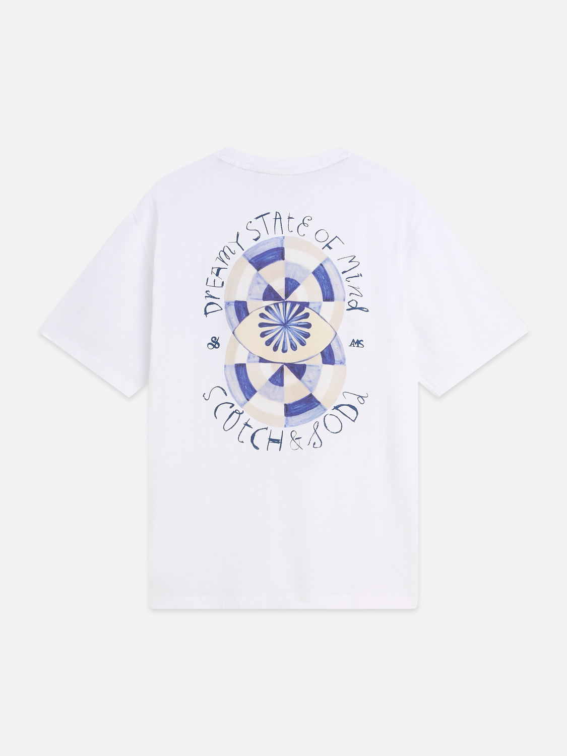 Scotch &amp; Soda Front and Back Artwork Regular-Fit Tee