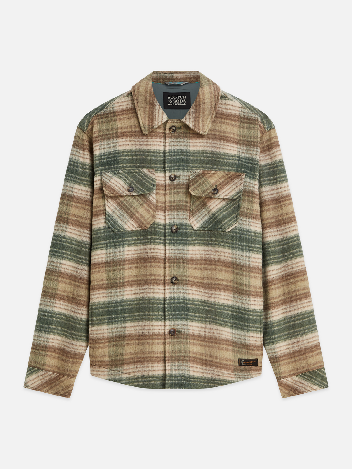 Scotch &amp; Soda Checked Overshirt