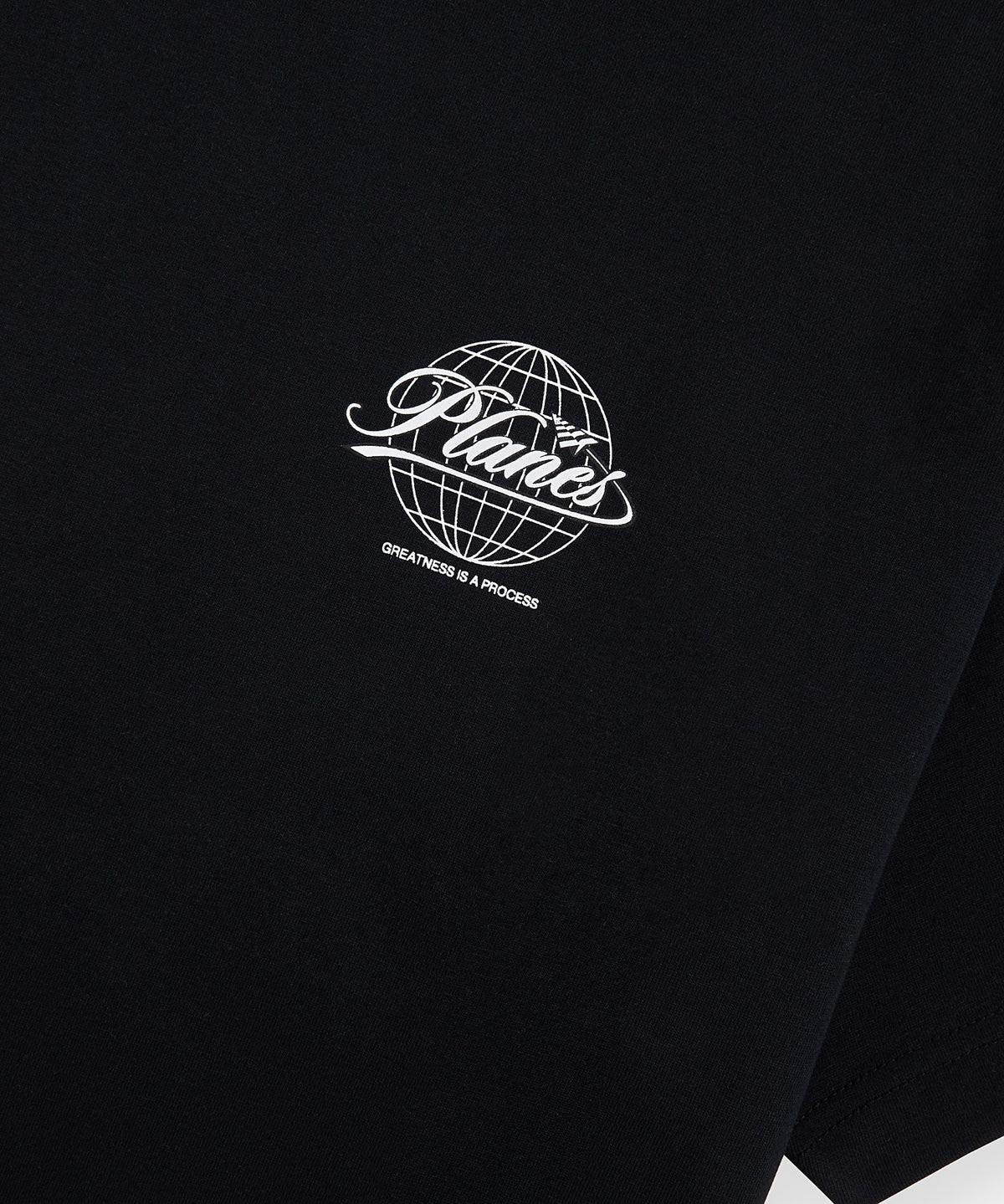 Paper Planes Script Globe Tee