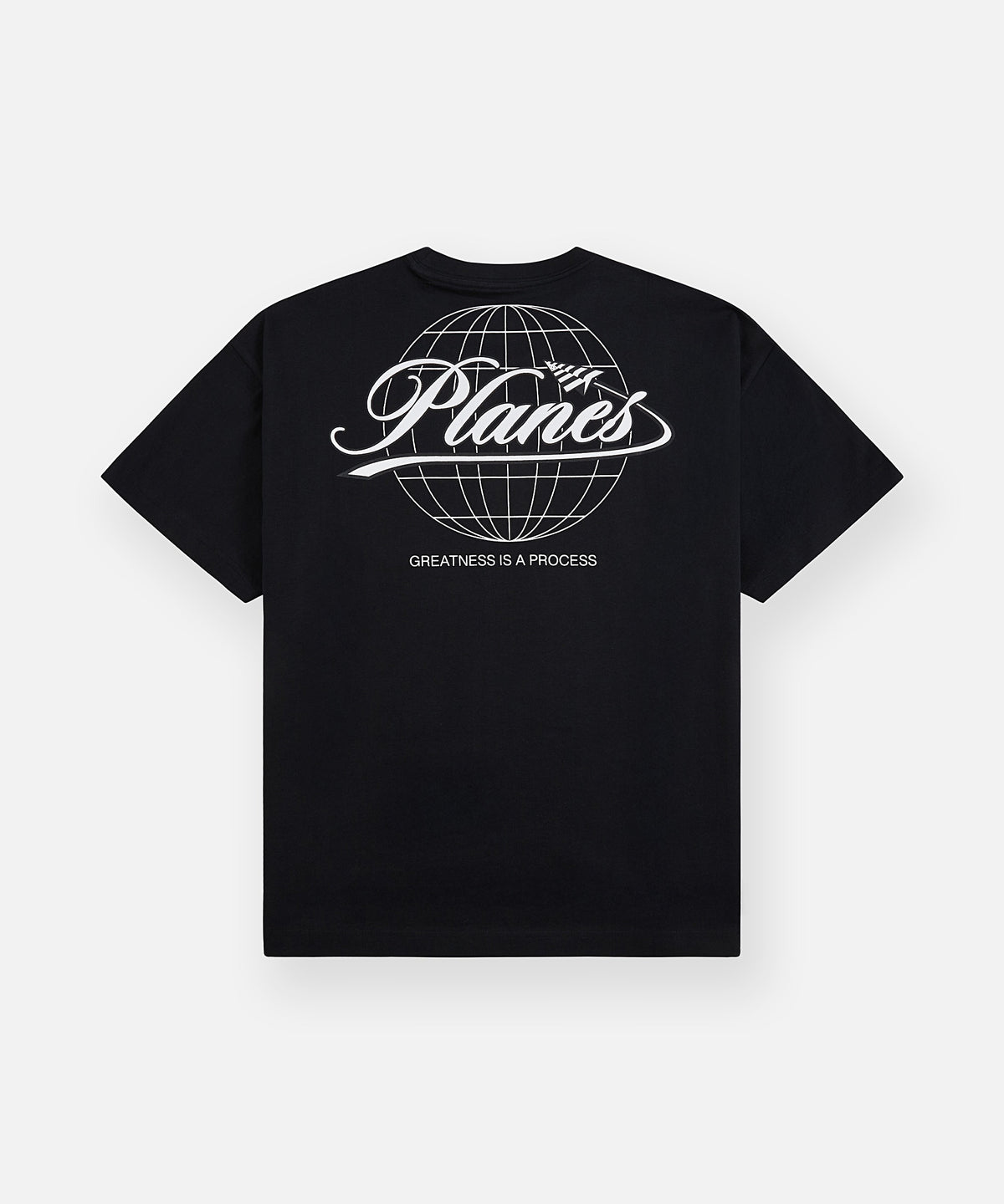 Paper Planes Script Globe Tee